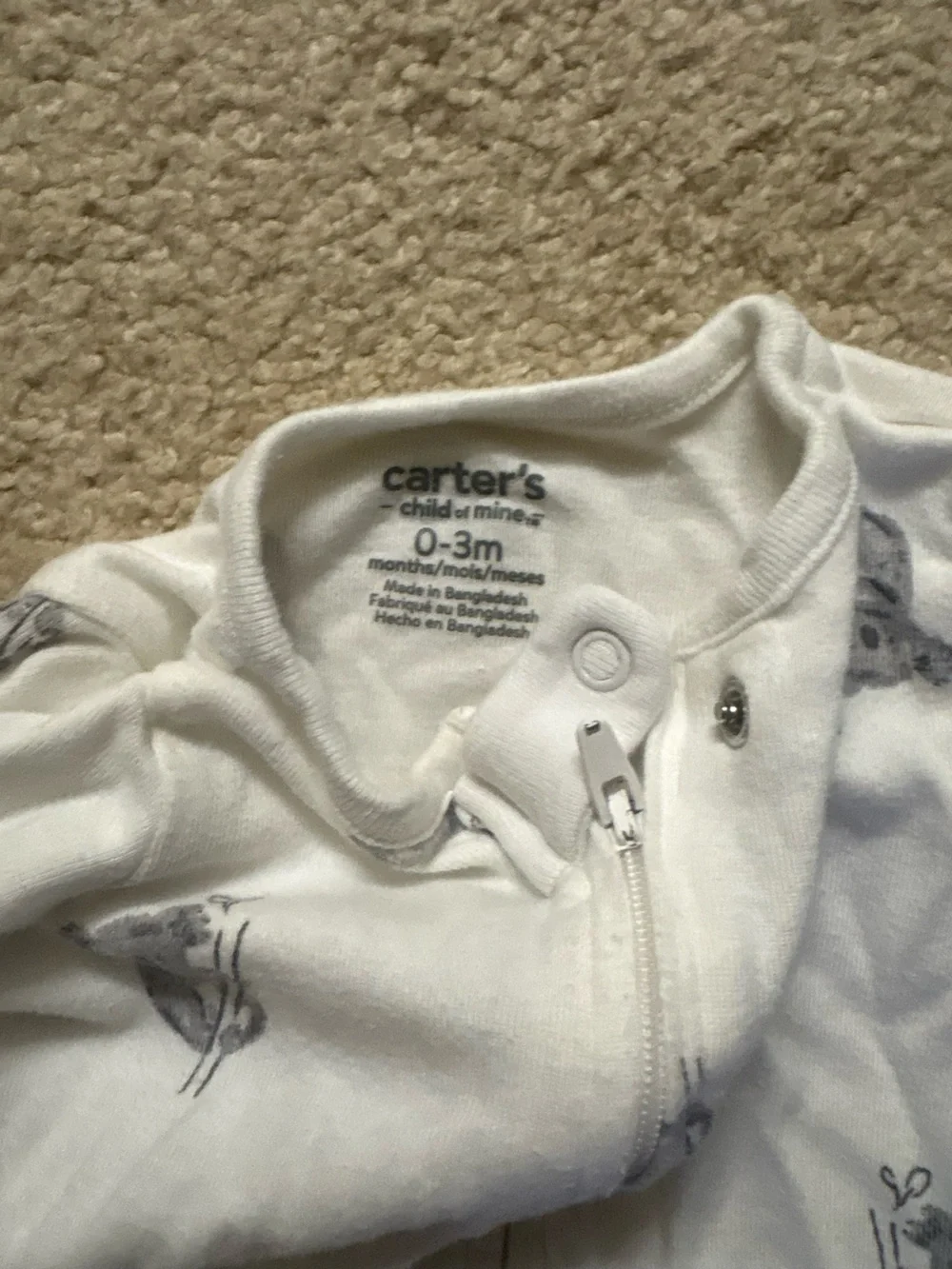 NOW a 5 Pack baby boys bundle one piece sleepers 0-3 months (another added!!)